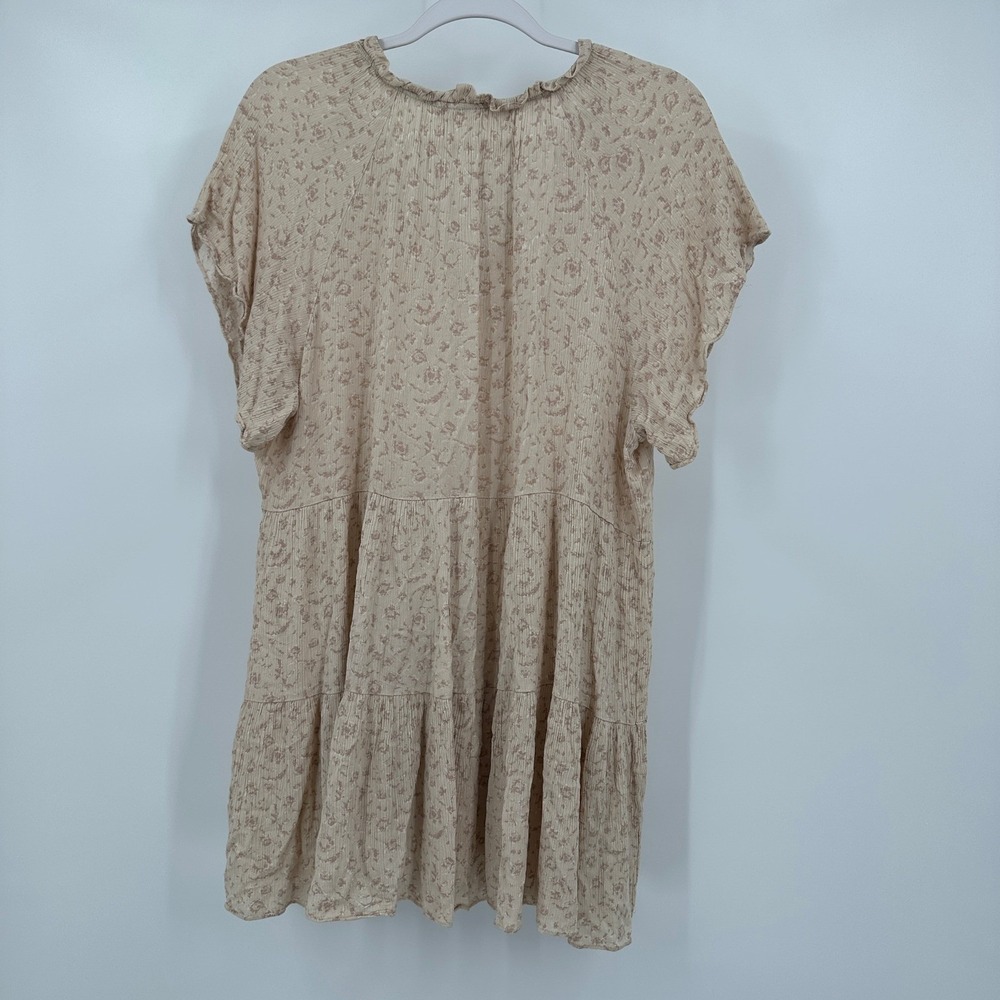 Womens Cottagecore Shabby Chic Mini Dress Size S Boho Peasant Flowy Romantic - Picture 2 of 7